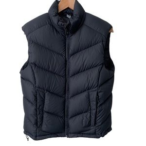 MEC Mountain Equipment Co-op Women's Down Black Puffer Vest Size Large